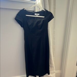Reiss Elegant Black Midi Dress